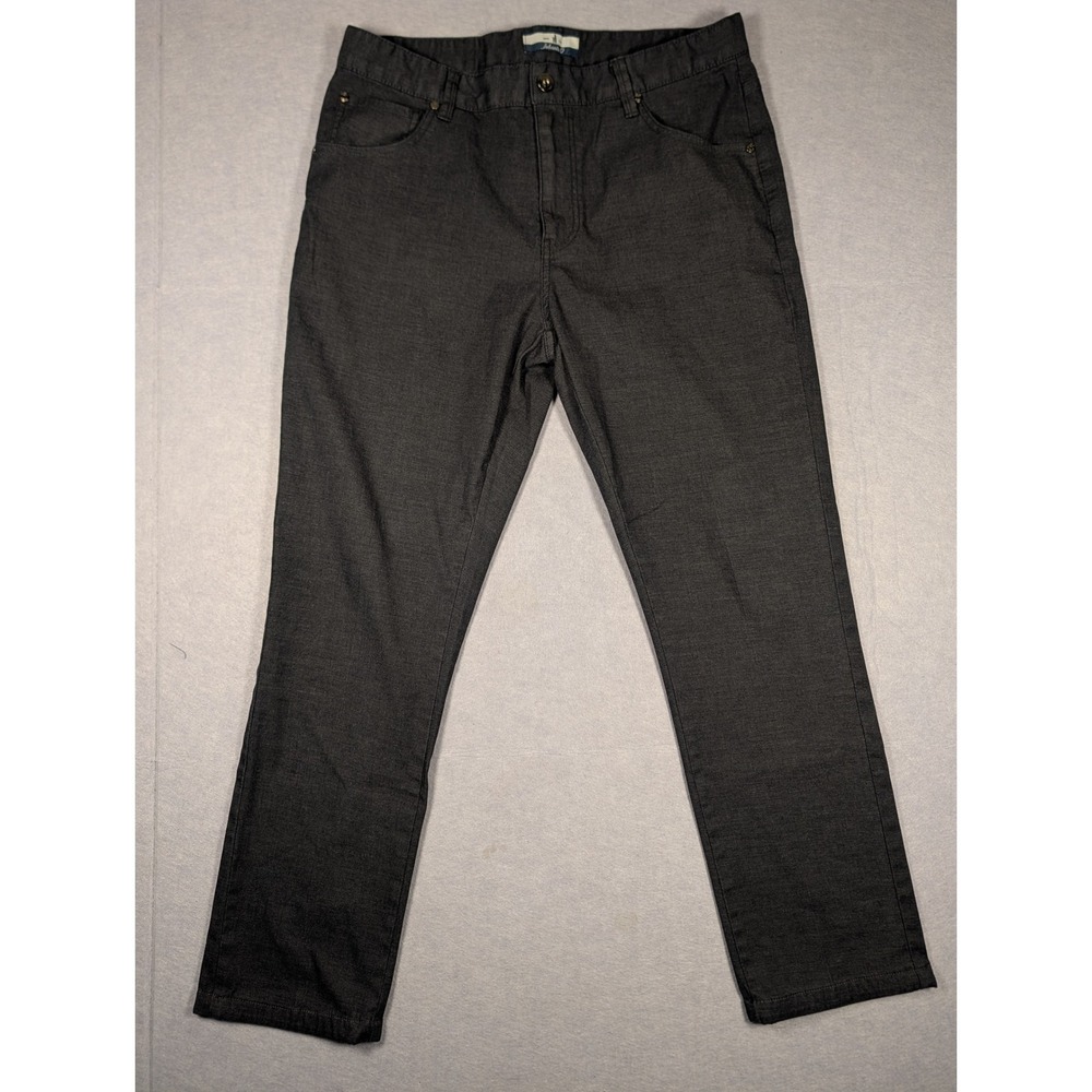 Johnnie-O Atlas Pants Mens 32x30 Dark Navy 5-Pocket Straight Leg Excellent